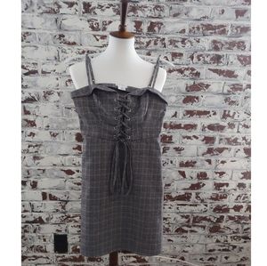 Plaid mini dress